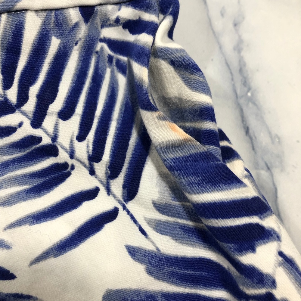 Sam Edelman Printed Strappy Romper Cobalt Palm - Picture 5 of 8